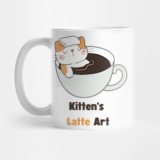 Kitten's Latte Art Mug